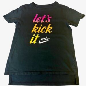 Nike “Let’s Kick It” Tee. Size Medium